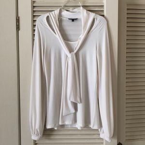 Express Tie-Neck Blouse